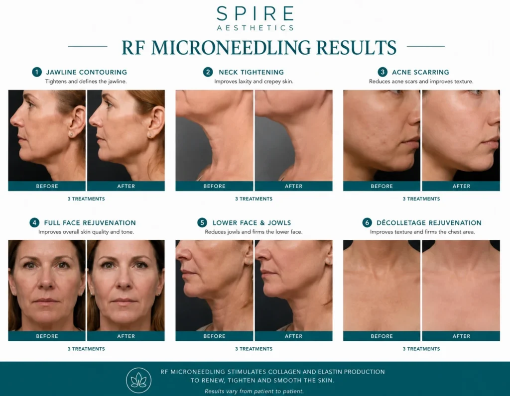 RF Microneedling Skin tightening Selly Oak results
